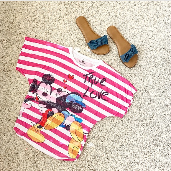 🆕 Disney Minnie and Mickey true love top - Picture 1 of 4